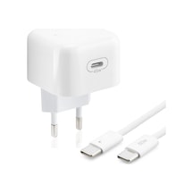 Hızlı Şarj Seti 45w Type-c Adaptör 1 M Örgülü Kablo Beyaz Diğer