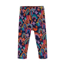 Lovetti Kız Çocuk Brave & Happy Desen Kapri 1203 Çok Renkli