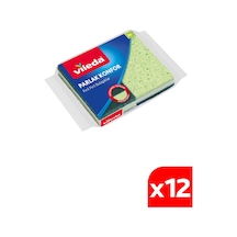 Vileda 12 Paket 2'li Parlak Konfor Düz Bulaşık Süngeri