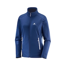 Salomon Discovery Lt Fz W Fermuarlı Kadın Outdoor Koşu Ceket L403 Mavi Mavi