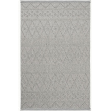 Seyran Loopy 620 Gri Halı Ince Mutfak Kilim Salon Kesme Halı Yolluk Gri