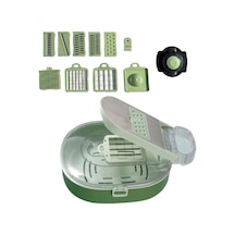 Suntek Patates, Sarımsak, Salatalık Için Pratik Sebze Doğrayıcı Yeşil