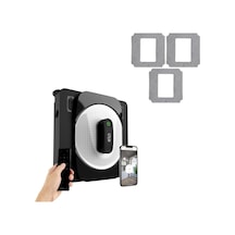 Xenon Smart Cam Silme Robotu Elo Ve 6 Adet Mop / 2'li Set Kumandalı 3 Modlu Mobil Kontrol Çok Renkli