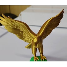 13cm Gold Renk Kartal Figürü 3d Masa Dekorasyonu Küçük Figür Dekoru