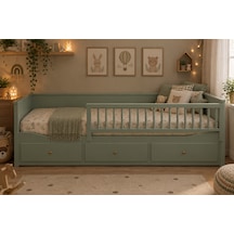 Ata-mer Wood Products 125x50 Yeşil Hemnes Divan Bariyer, Trabzan, Korkuluk