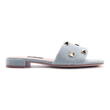 Nine West Izro2 4fx Mavi Kadın Düz Terlik 000000000101484528 Mavi