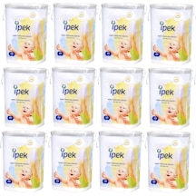 İpek Maxi Bebek Temizleme Pamuğu 12 x 60'lı Paket