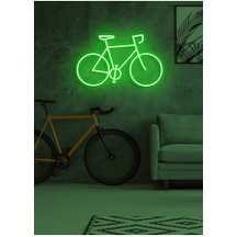 Twins Led Bisiklet Figürlü Neon Tabela Yeşil Model:model:40543366