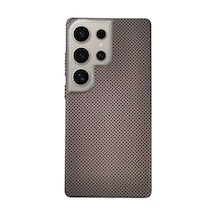 Galaxy S23 Ultra Besa Magsafe Kapak - Natural Grey