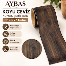 10 Cm X 5 Metre - Koyu Ceviz