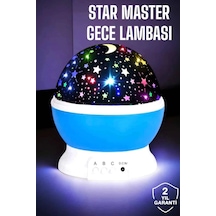 Yıldızlı Gökyüzü Projeksiyon Gece Lambası Hareketli Işık Şovu Standart 59070022