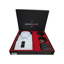 Pierre Cardin 4'lü Set Gömlek, Kemer, Cüzdan Ve Kravat Set Beyaz