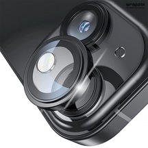 Iphone Uyumlu 15 Plus Siyah Kamera Lens Koruyucu Kolay Uygulama Aparatlı