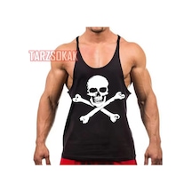 Tarzsokak Gym Tank Top Fitness Sporcu Atleti Gym116 Siyah