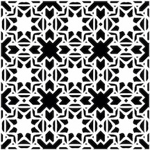 Home Decor Mini Stencıl Hdm-194 25X25