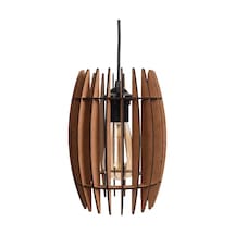 Vedemo Tekli Shuttle Dekoratif Ahşap Avize