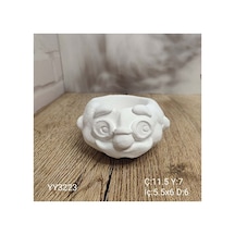 Yy3223 Yaşlı Amca Saksı Gözlüklü Silikon Kalıp
