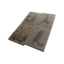 Liz Defter Kraft Kapak 14X20 Ivory 96 Yp   Çizgili