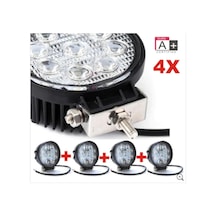 4 Adet 9 Led Off Road Sis Farı Sis Lambası Gemi Tekne Yat Farı