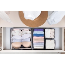 Tr 4'lü Katlanabilir Çekmece Düzenleyici Organizer Seti, Çekmece İçi Çamaşır Organizer Kutuları, İç Çamaş Diğer