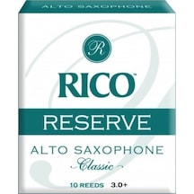 D'addario Rjr10305 Rico Reserve Alto Saksafon Kamışı No: 3.0+ Profesyonel - 10'lu Paket Ara Sertlik Ve Hassas Kontrol Kabiliyeti