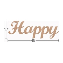 Ahşap Happy Yazısı Ds-117