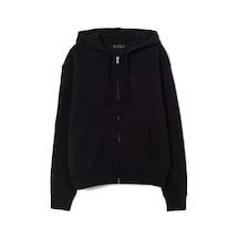 Çello Mello Kapüşonlu Fermuarlı Sweatshirt Siyah Siyah