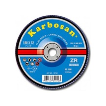 Karbosan 180 Flap Disk Zr80 - 983905