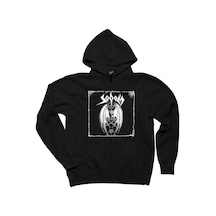 Sodom Demonized 2 Siyah Fermuarlı Kapşonlu Sweatshirt