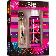 She Is A Clubber Kadın Parfüm EDT 50 ML + Deodorant 150 ML
