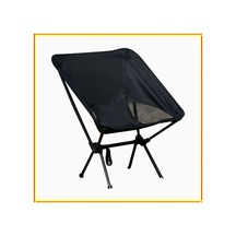 Katlanabilir Kamp Sandalye Seti Hafif Katlanır Sandalye Siyah