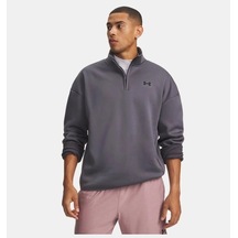 Under Armour Ua Armour Fleece 1/4 Zip Castlerock / / Black Mens 6017114-025 Gri