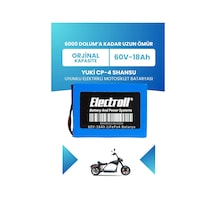 Yuki Cp-4 Shansu Batarya Standart Kapasite Lifepo4 60v 18ah Elektrikli Motosiklet Bataryası