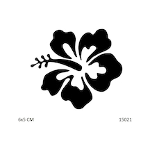 Airbrush Tattoo Yaz Çiçeği Yapışkanlı Stencil Süsleme Ve Boyama Kalıbı
