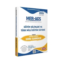 Data 2026 Meb-ags Eğitim Bilimleri Ve Türk Milli Eğitim Sistemi Soru Bankası Çözümlü Ultra Serisi Data Yayınları