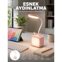 Şarj Edilebilir Led Masa Lambası Kablosuz Taşınabilir Gece Lambas