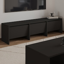 Laris 160 Cm 3 Kapaklı Tasarım Tv Sehpası Siyah