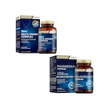 Nutraxin Magnesium Complex 60 Tablet + Nutraxin Men's Multi Vitamin Complex 60 Tablet
