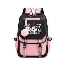 Kulomi Okul Çantası Ortaokul Kadın Kore Versiyonu Büyük Kapasiteli Rahat Hafif Sırt Çantası Ilkokul Öğrencileri Üçüncü Ila Altıncı Sınıf Sırt Çantası 9c0wcı Kahverengi