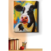 Webstyle Sayılarla Boyama Seti Kasnaklı Alaca Inek 60 X 75 Cm