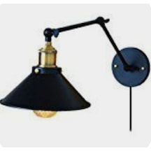 Mylights Retro Fişli Kablolu Anahtarlı Akorbatik Aplik Okuma La Diğer