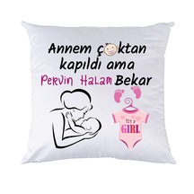 Kız Bebek Yenidoğan Hediyesi Yastık