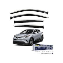 Toyota Chr Niken Kromlu Cam Rüzgarlığı 4lü Set 2018 2023