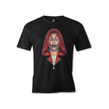 La Casa De Papel - The Mask Siyah Erkek Tshirt La Casa De Papel - The Mask Siyah Erkek Tshirt