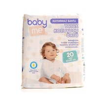 Baby Me Kaydırmaz Bantlı Yatak Koruyucu Örtü 20 Adet 60 x 90 CM