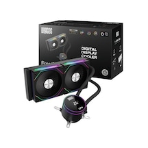 Dragos Frostbite 240 Intel-amd 240mm Isı Göstergeli Argb Siyah Sıvı Soğutucu