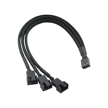4 Pin Pwm Fan Kontrol Kablosu 4p Dişi 3+3+4p Erkek 4pinli Fan Uzatma Fan Çoklayıcı