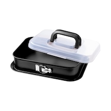Kaiser Bake & Take Kelepçeli Kapaklı Kek Kalıbı 36x24 Cm Çok Renkli