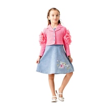 Xo Kids Kız Çocuk Elbise 5-8 Yaş 51051 Pembe