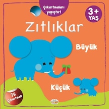 Çıkartmaları Yapıştır-zıtlıklar Büyük-küçük